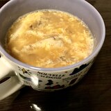 ほんのりピリ辛＊卵とキムチの中華風スープ